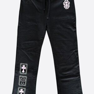 Chrome Hearts Black & Pink Deadly Doll Sweatpants